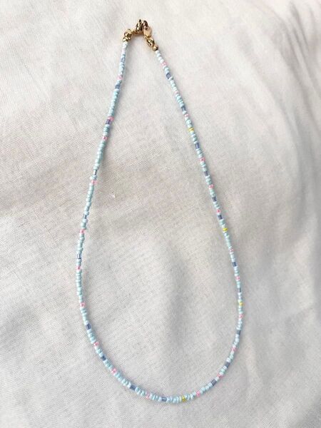 ネックレス アクセサリー ハンドメイド ネックレス ビーズ ビーズアクセサリー ジュエリー チェーン アクセサリー