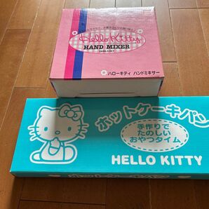 ハローキティ ハンドミキサー&ホットケーキパン