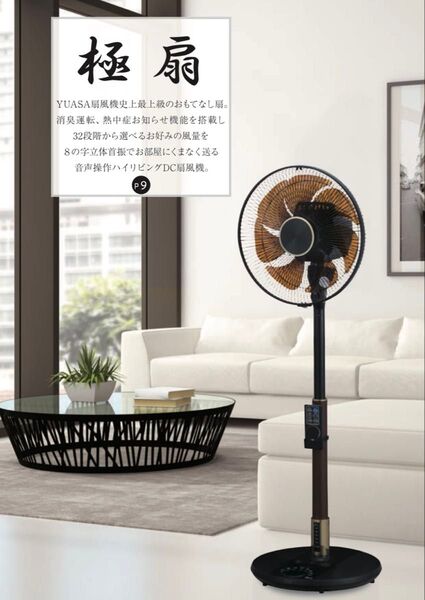 【最上位機種 美品】 ハイスペックDC扇 極扇 木目 多機能