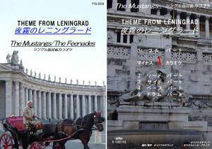 YTS-004　ムスタングスカラオケ　夜霧のレニングラード　試聴OK　コード譜閲覧可　THE MUSTANGS　Theme From Leningrad　