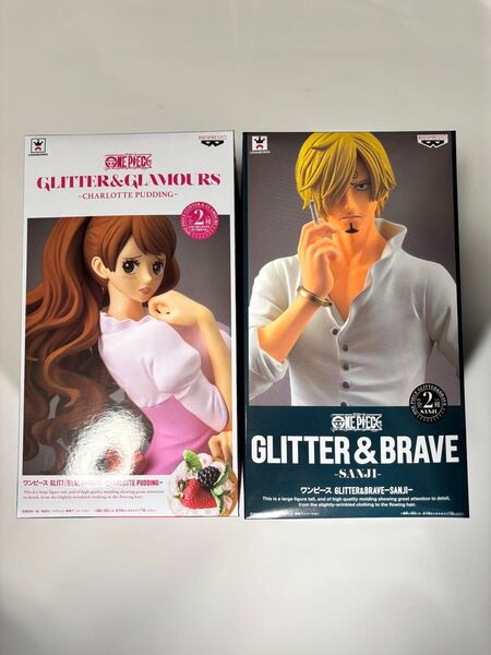 【未開封】ワンピース フィギュア シャーロット・プリン&サンジ 2体セット