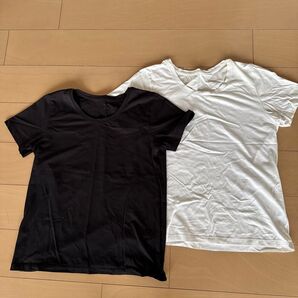 ユニクロ クルーネックTシャツ 2枚セット AIRism