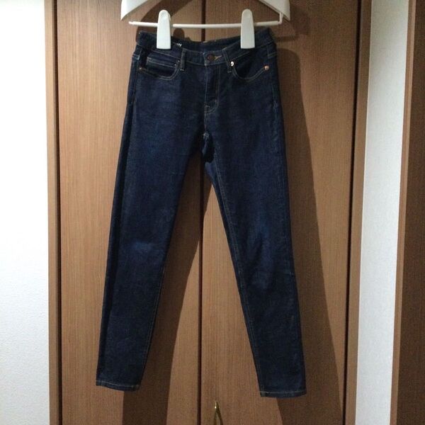 無印良品 スキニーデニム 24(61cm) ダークブルー