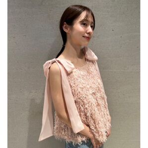 SNIDEL フェザーライクリボンビスチェ Web限定
