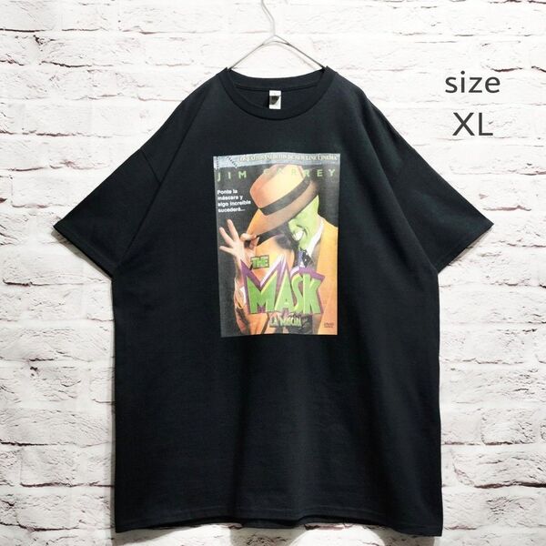 【GILDAN】美品 マスク MASK ムービー Tシャツ 映画Tシャツ ジムキャリー
