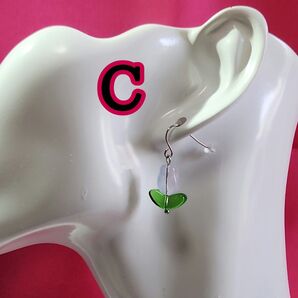 【C】チューリップ ハンドメイドピアス ☆数点在庫有り