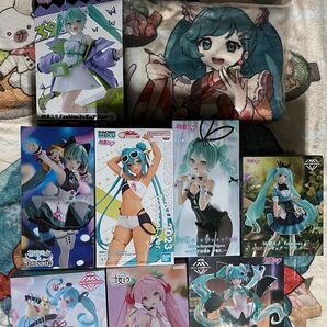 初音ミク フィギュア ブランケット まとめ売り 9個セット