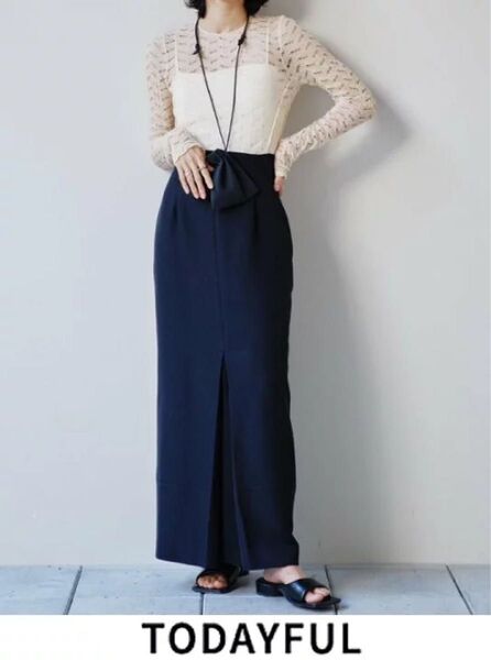 TODAYFUL Doubleweave Pencil Skirt スカート ロングスカート 36