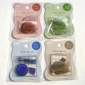 amifa フレークシール 4セット