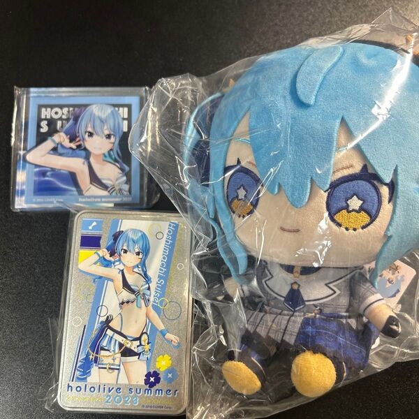 星街すいせい ミニメモ缶 アクリルブロック friends with u
