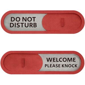 DoNotDisturb WelcomePlease Knock Slider Sign ノックしてください 入らないでください