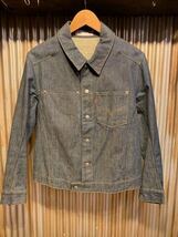 I409 メンズ ジャケット 個性的 ♪ Levi's ENGINEERED JEANS リーバイス エンジニアド ジーンズ デニム Gジャン 立体裁断 (8)/ S_画像7