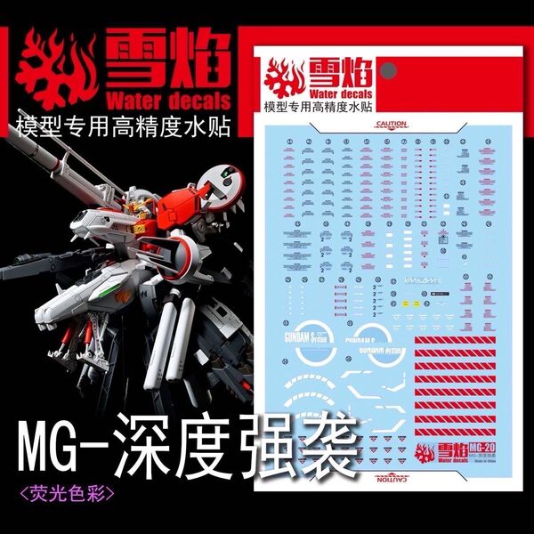 MG 1/100 PLAN303E ディープストライカー専用水転写式デカール2枚セット