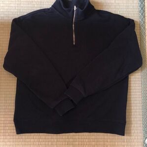 FRUIT OF THE LOOMトレーナー ハーフジップ トレーナー スウェット ブラック