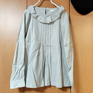 studio CLIP 襟フリルブラウス スタディオクリップ