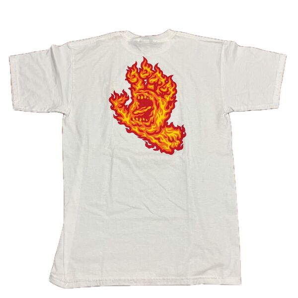 旧タグ SANTA CRUZ FLAME HAND Tシャツ 半袖 M SIZE