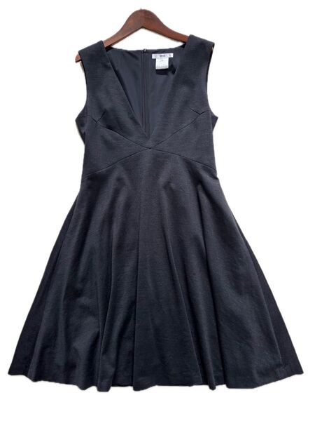 【ワンピース 36】Rene ルネ 黒ストレッチ素材 パーティードレス フォーマル 卒業式 卒園式 入学式 結婚式セレモニー美品