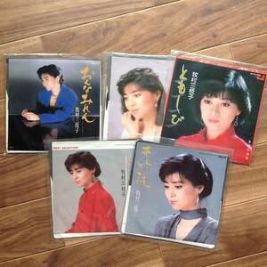 牧村三枝子 7'' 5枚まとめ (おんなみれん, みちづれ, ともしび, 冬支度, 夾竹桃)