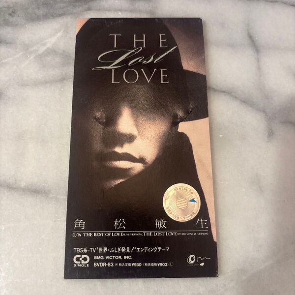 角松敏生THE LOST LOVEレンタル落ち CDシングル 8cm