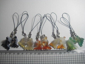  natural stone ..* parent . goldfish . eyes gold strap 10 pcs set 