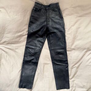 80s 90s フランス製 ET VOUS OPOX リアルレザーパンツ