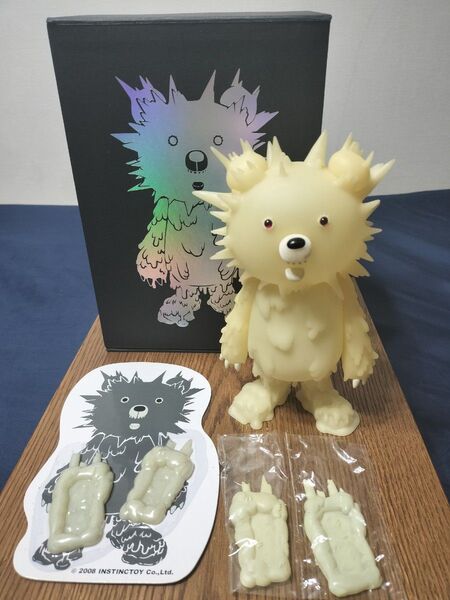 ソフビ INSTINCTOY インスティンクトイ INCインク 2ndカラー蓄光 GLOW inc THE DARK GID
