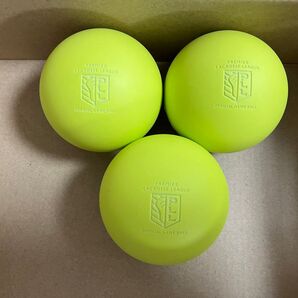 マッサージボール ラクロスボール 黄色3個セット