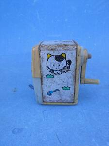  Showa Retro desk pencil sharpener vessel operation verification beautifully shave did 