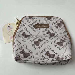 Ange Charme くま マルチスタンドポーチ 辻希美 しまむら 総柄 クマ