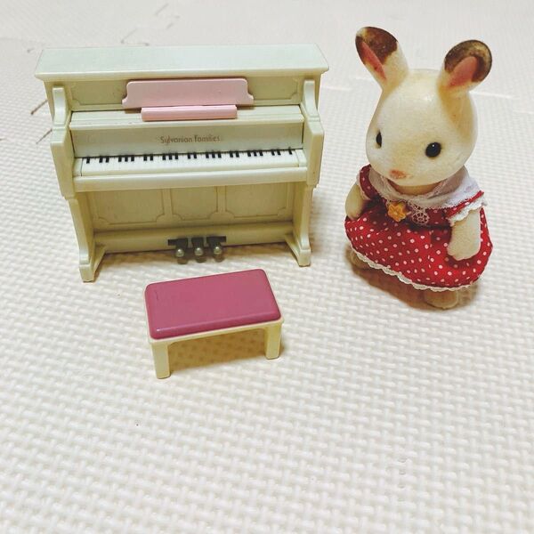 シルバニアファミリー セット ピアノ フレアチョコレート お人形