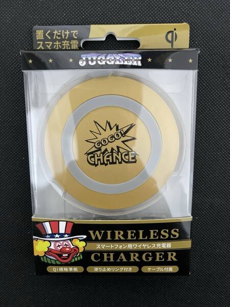 ジャグラースマートフォン用ワイヤレス充電器 ステッカーおまけ付き
