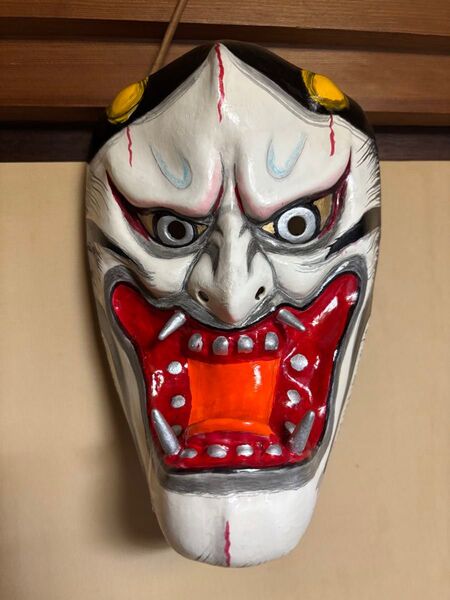 神楽面 咥え面 般若 No.49