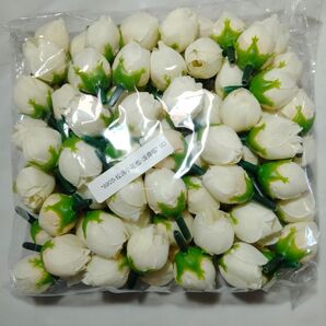 ※専用ページ:こちらのページからは御購入頂けません 【 造花 小バラ 100個弱 】 薔薇 バラ 花 アーティフィシャルホワイト