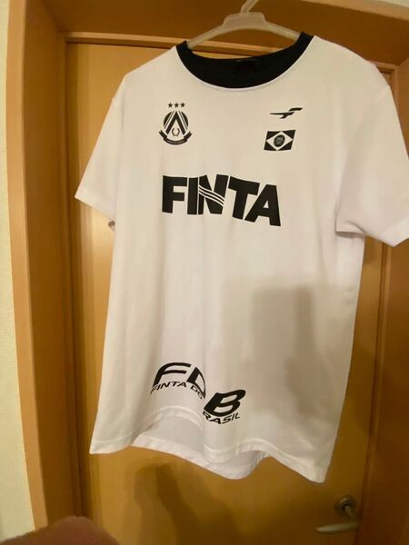 中古FINTAサッカー半袖シャツプラクティスシャツサイズM