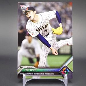 2023 Topps Now WBC-19 佐々木朗希 Roki WBC