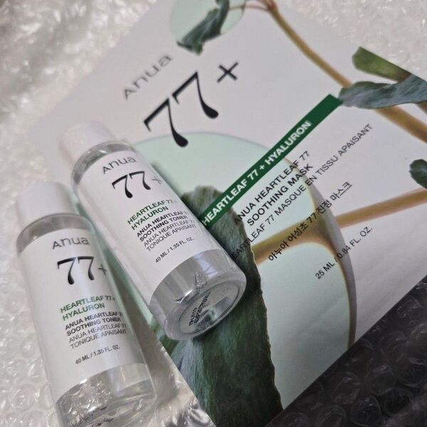アヌア anua スージングトナー 40ml×2 スージングマスク ×1