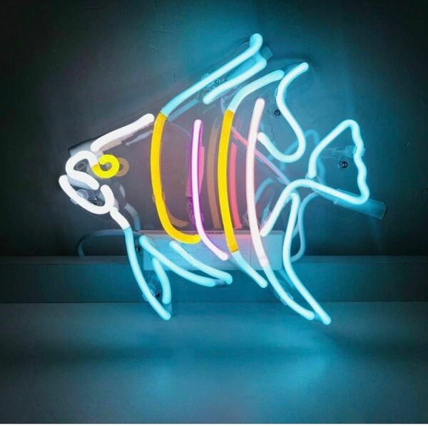 オーダーメイド 熱帯魚モチーフ ネオンサイン アートライト インテリア サイン看板 電飾看板 壁掛け看板