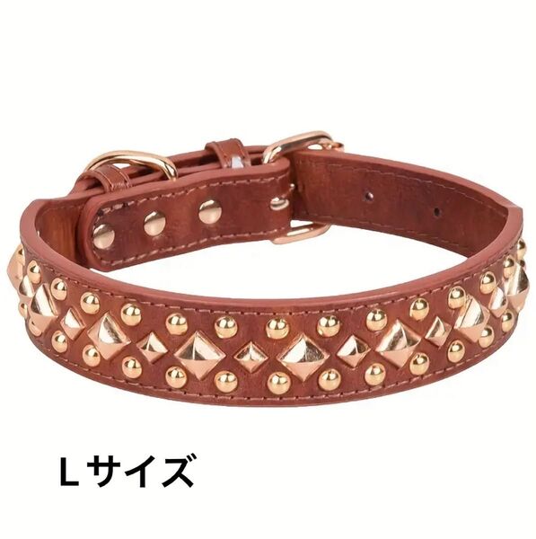 犬用首輪 チョーカー かっこいい スタッズ 太め