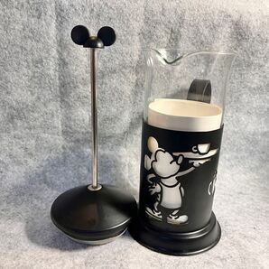 未使用!レア 正規品★アメリカ ディズニーパークス購入★ミッキー★フレンチプレス ティープレス★コーヒー 紅茶 ガラス ポット