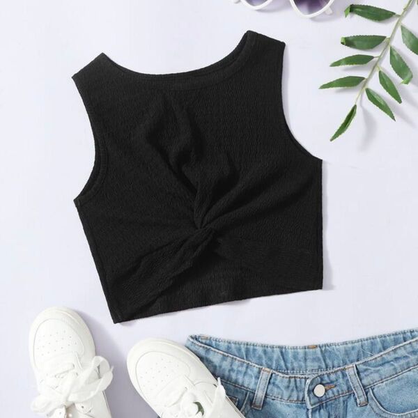SHEIN ツイストデザイン タンクトップ 10Y 134-140cm