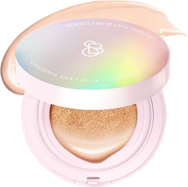 セルフビューティー ユニコーン シルキーブラー カバー クッション ファンデ 01 ピーチアイボリー SPF50+ PA++++