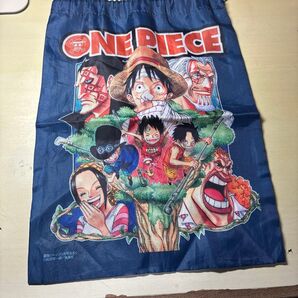 【美品】最強ジャンプ1月号付録ONEPIECEワンピース巾着 巾着袋 当時物 おまけ付き