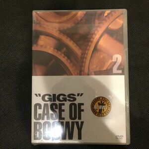 新品 未開封 BOOWY BOΦWY GIGS CASE OF BOφWY 2 DVD