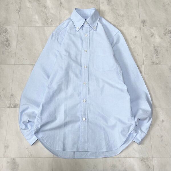 『BEAMS F』オックスフォード/ボタンダウン長袖シャツ/S/日本製
