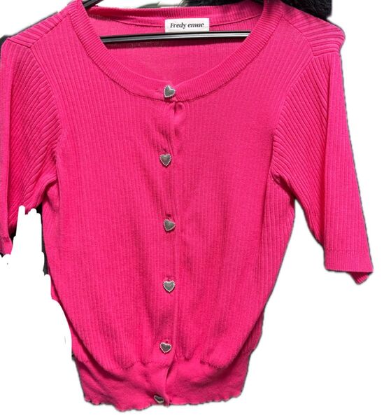 【値下げ】Fredy emue トップス サイズ38 マゼンダ 美品