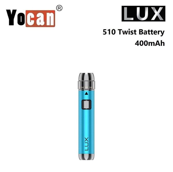 Yocan LUX 510 バッテリー ヴェポライザー ツイストバッテリー VAPE ベイプ 電子タバコ CBD ブルー