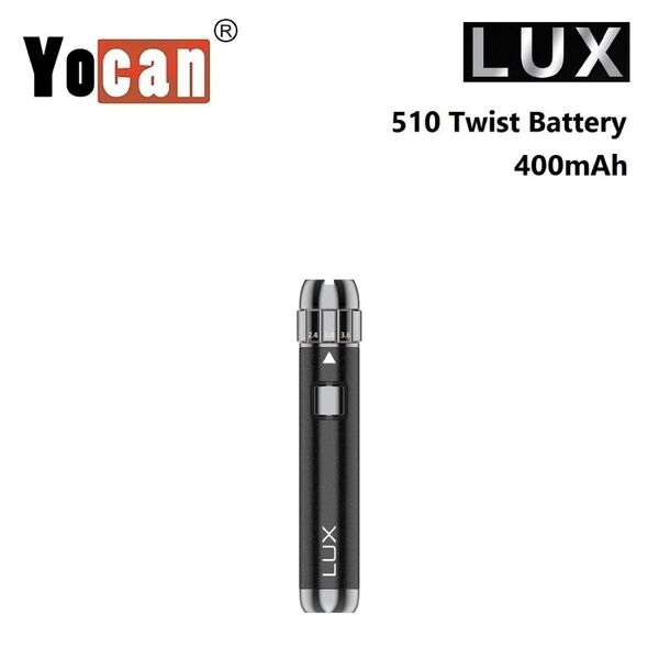 Yocan LUX 510 バッテリー ヴェポライザー ツイストバッテリー VAPE ベイプ 電子タバコ CBD ブラック