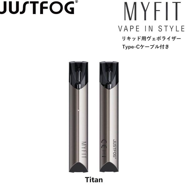 ヴェポライザー JUSTFOG MYFIT リキッド用 POD VAPE ベイプ 電子VAPE 電子タバコ CBD タイタン