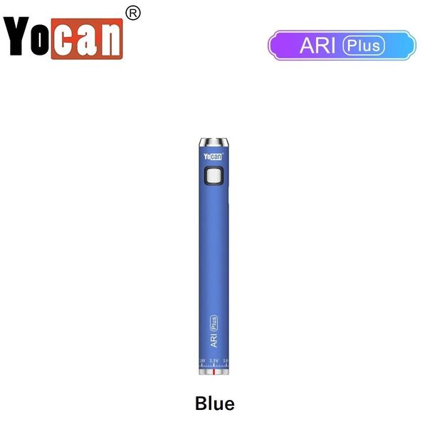 Yocan ARI plus 900mAh ヴェポライザー ツイストバッテリー 電子タバコ CBD CBN VAPE ブルー