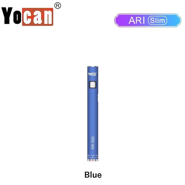 Yocan ARI slim 350mAh ヴェポライザー ツイストバッテリー 電子タバコ CBD CBN VAPE ブルー